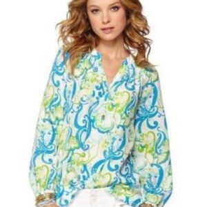 Lilly Pulitzer Elsa Silk Blouse